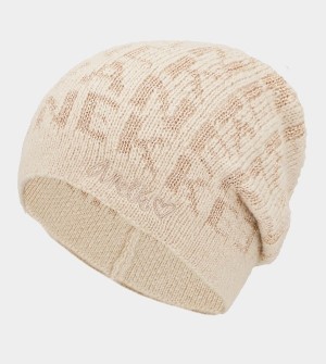 Anekke Beige Contemporary Knit Hats | TNE-426390