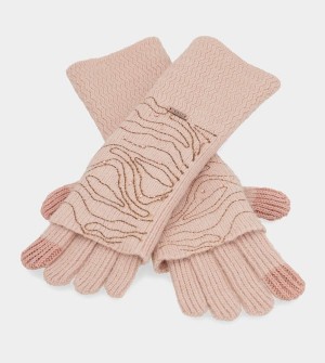 Anekke Beige Knitted Gloves | ZHC-568170