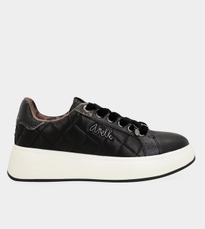 Anekke Casual Black Shoes | OQM-356947