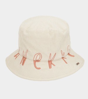 Anekke Contemporary Beige Bucket Hats | UHX-936721