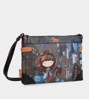 Anekke Contemporary Large Printed Crossbody Bags | UZN-053697