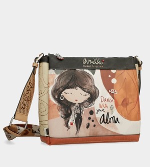 Anekke Crossbody With 3 Compartments Alma Crossbody Bags | SWL-496721