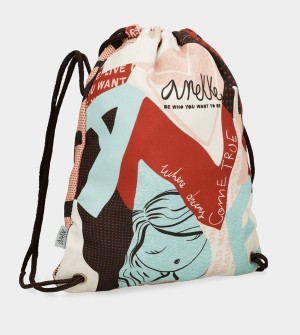 Anekke Fashion Fabric Drawstring Backpacks | JID-326917