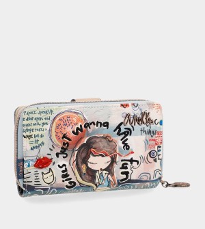 Anekke Fun & Music Large Printed Wallets | NVH-321096