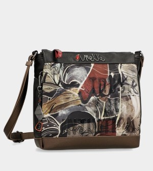 Anekke Imaginary 3-compartment Crossbody Bags | IRY-108576