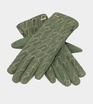 Anekke Logo Green Gloves | LYG-052784