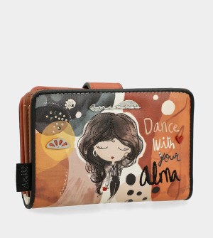 Anekke Medium Rfid Alma Wallets | VOQ-896520