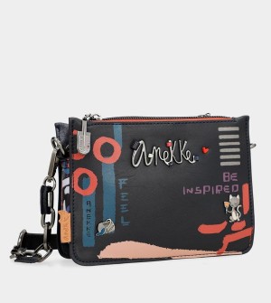 Anekke Nagare 3 Compartments Small Crossbody Bags | YCE-521038