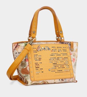 Anekke Nature Pachamama Ochre Crossbody Bags | QWO-420675