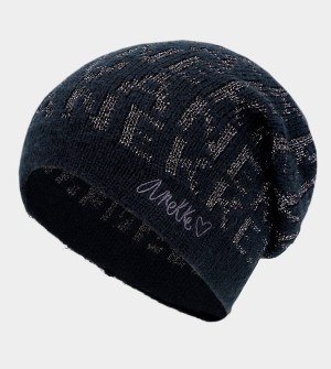 Anekke Navy Blue Contemporary Knit Hats | CZE-102978