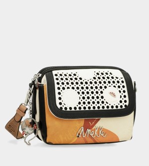 Anekke Oval Flap Alma Crossbody Bags | XEL-706192