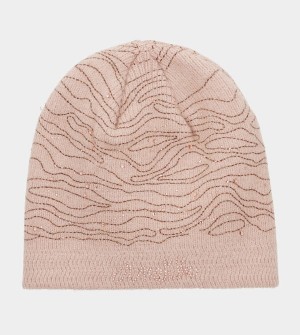 Anekke Pink Knitted Beanie Hats | BVN-860392