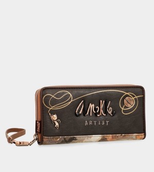 Anekke Shōen Brush Large Wallets | AXK-206973