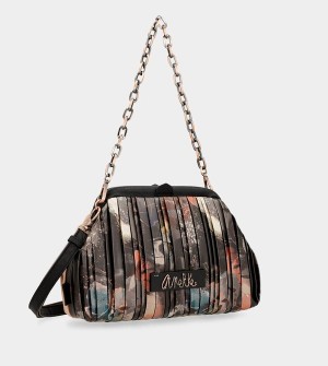 Anekke Shōen Palette Pleated Bowler Crossbody Bags | LQY-397014