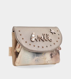 Anekke Stars Coin With Flap Wallets | HEJ-109267