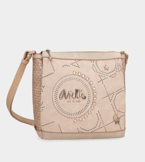 Anekke Studio Nude Square Crossbody Bags | DEG-315978