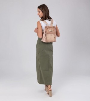 Anekke Studio Nude With Flap Backpacks | WEH-603185