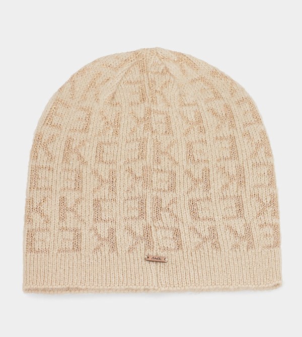 Anekke Beige Contemporary Knit Hats | TNE-426390