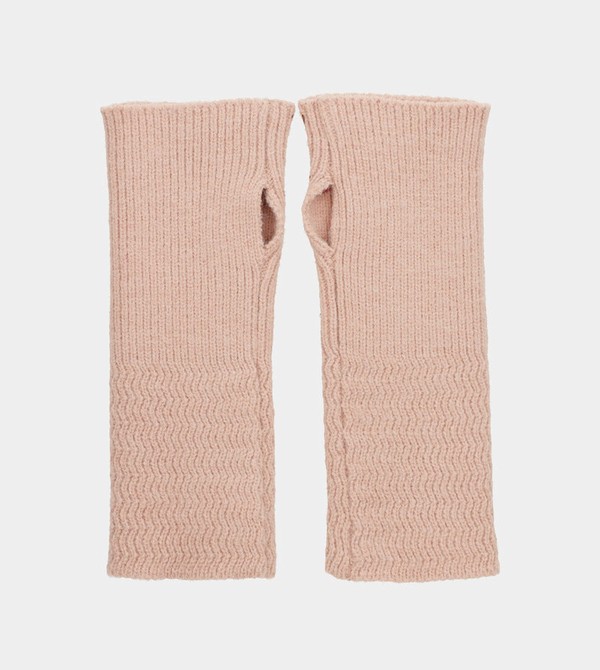 Anekke Beige Knitted Gloves | ZHC-568170