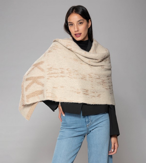 Anekke Beige Logomania. Scarf | NYE-487529