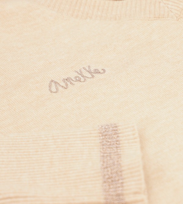 Anekke Beige Shōen V-neck Sweaters | OPX-327059