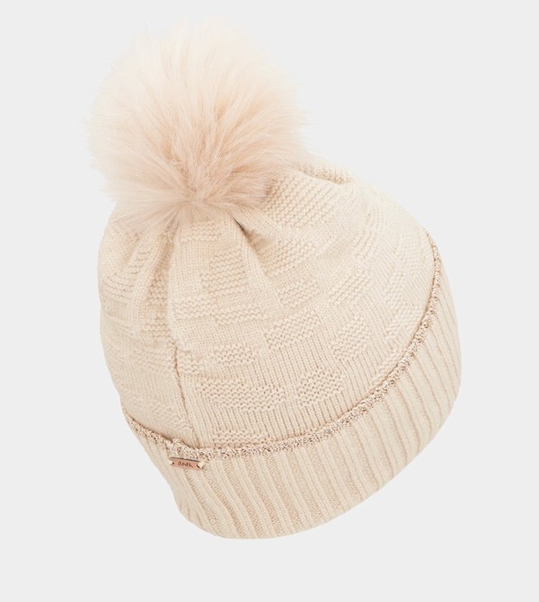 Anekke Beige Shodō Knit Hats | MWA-563219