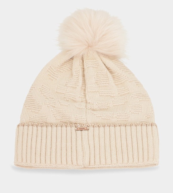 Anekke Beige Shodō Knit Hats | MWA-563219