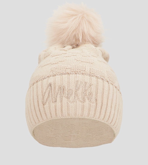 Anekke Beige Shodō Knit Hats | MWA-563219