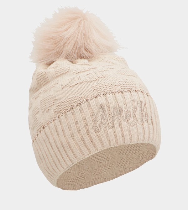 Anekke Beige Shodō Knit Hats | MWA-563219