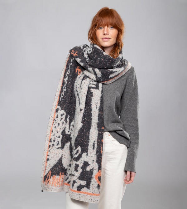 Anekke Black And White Contemporary. Scarf | DKM-603528