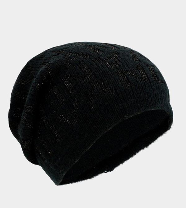 Anekke Black Contemporary Knit Hats | LYR-167850