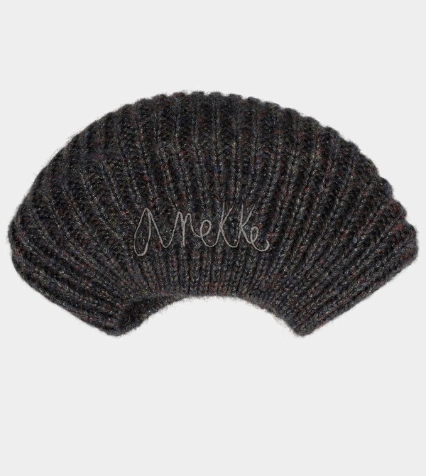 Anekke Black Knitted Beret Hats | XBL-507834