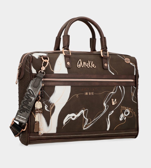 Anekke Brown Briefcase Nature Shodō Document Bags | WXH-741293