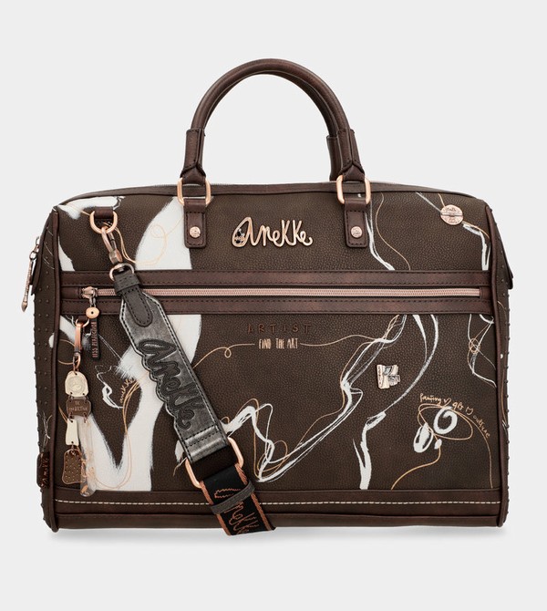 Anekke Brown Briefcase Nature Shodō Document Bags | WXH-741293