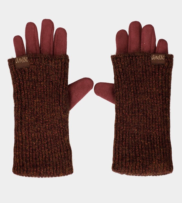 Anekke Burgundy Extendable Gloves | JCN-824759