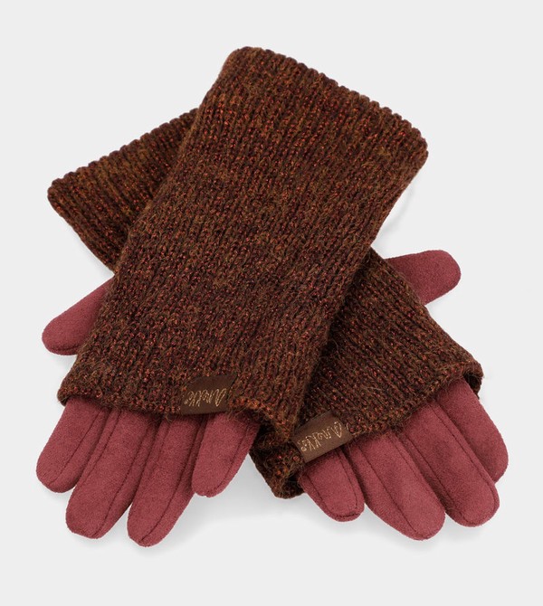 Anekke Burgundy Extendable Gloves | JCN-824759