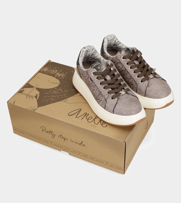 Anekke Casual Ecru Shoes | RVX-413952