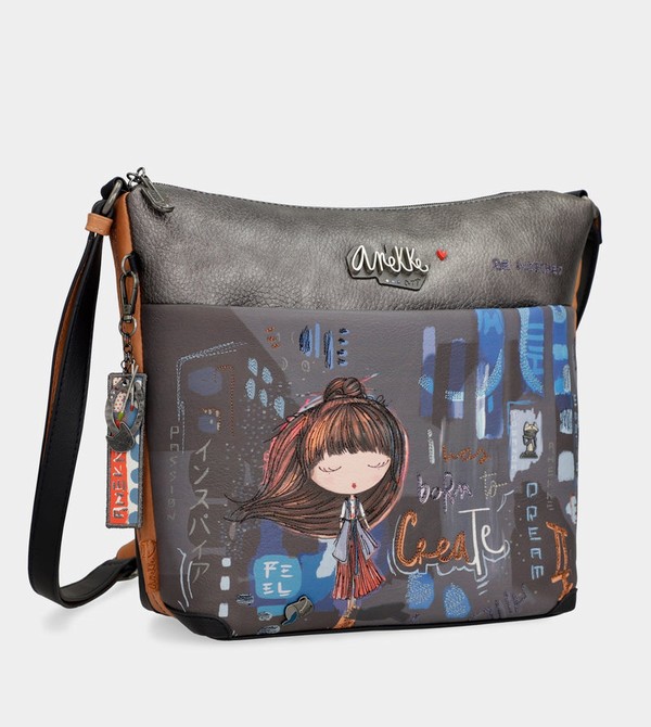 Anekke Contemporary Large Printed Messenger Crossbody Bags | ZEU-175893