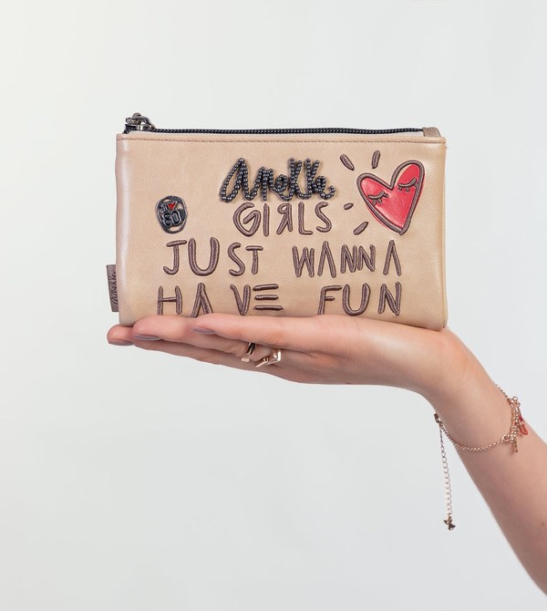 Anekke Energy Beige Large Wallets | BOW-041289