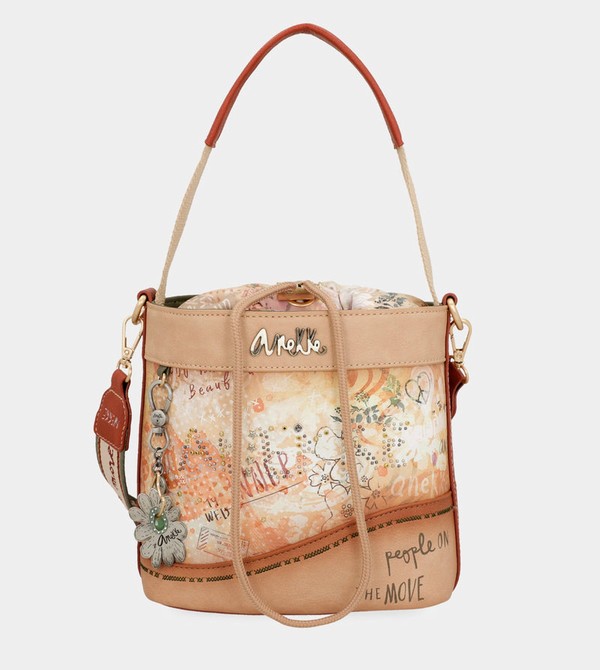 Anekke Flowers With Rope Closure Crossbody Bags | IRX-091243