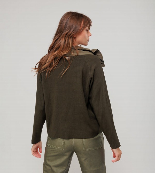 Anekke Green Quilted Jackets | BWD-480253