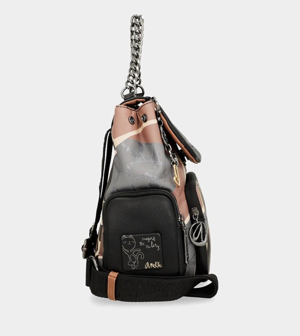 Anekke Heartbeat Flap Backpacks | ZVM-460298