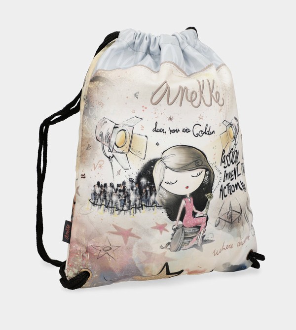 Anekke Hollywood Fabric Drawstring Backpacks | XNB-026174