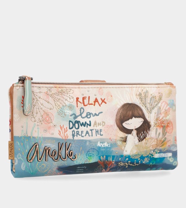 Anekke Mediterranean Large Flexible Fabric Wallets | MVY-980413