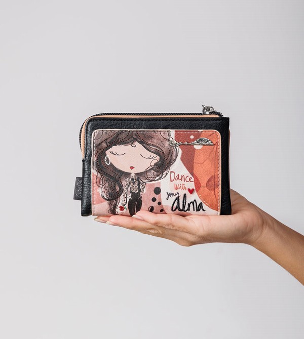 Anekke Medium Flexible Rfid Alma Wallets | YSK-345786