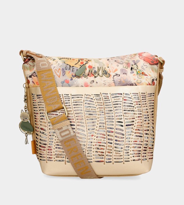 Anekke Nature Pachamama Golden Crossbody Bags | DOX-947183