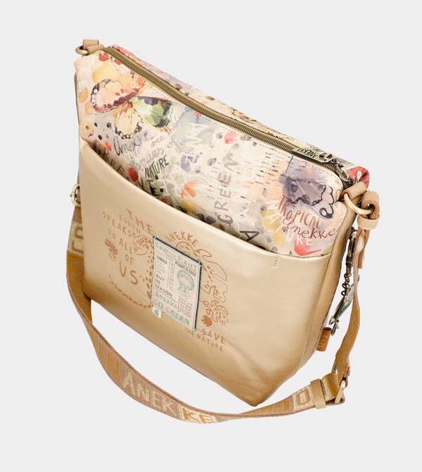 Anekke Nature Pachamama Golden Crossbody Bags | DOX-947183