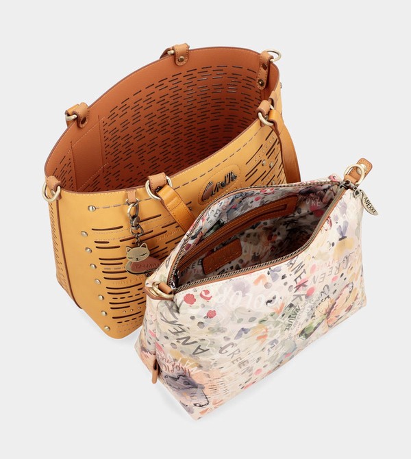 Anekke Nature Pachamama Ochre Large Crossbody Bags | XJY-764913