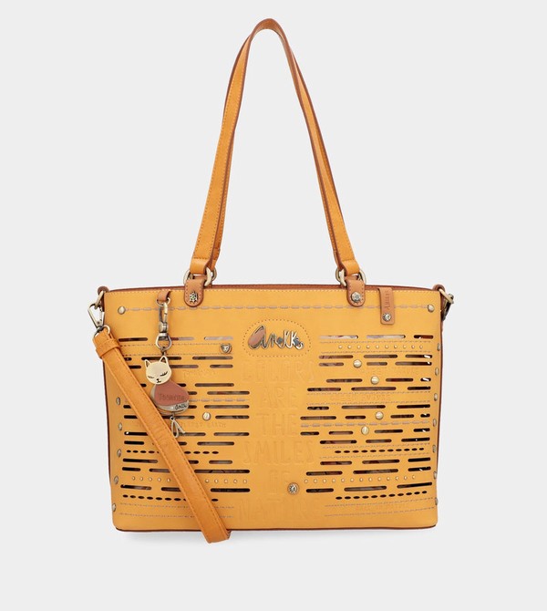 Anekke Nature Pachamama Ochre Large Shoulder Bags | ZSK-714960