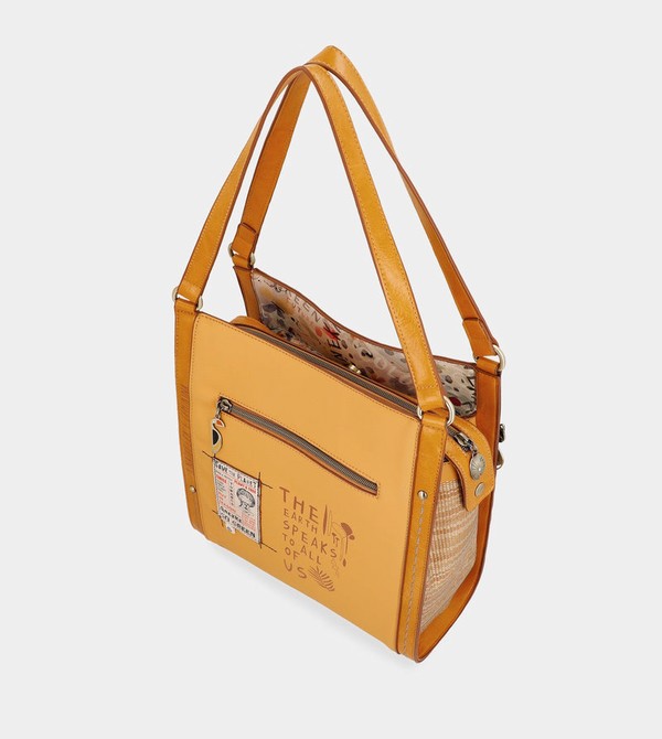 Anekke Nature Pachamama Ochre Shoulder Bags | JLI-085634